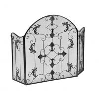black fire guard vintage ornate black fire guard vintage ornate