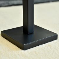 Close up of square base on Manhattan Companion Set 