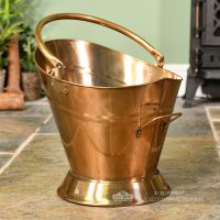 “Colnbrook Manor” Coal Bucket Finished in a Antique Brass 