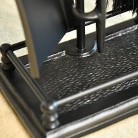 Close up of Black Companion Set Base