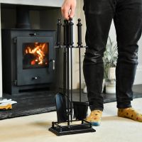 Black Victorian Companion Set 