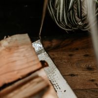 Close up of Stainless Steel 