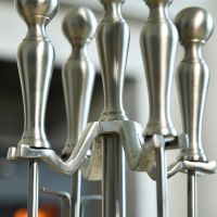 Close up of Matte Pewter Tool Handles 