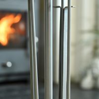 Close up of Pewter Companion Set 