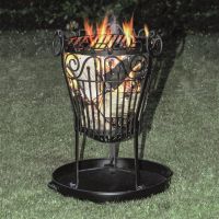 Standard Lincoln Burner & Brazier in Garden Standard Lincoln Burner & Brazier in Garden