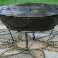Kadai Bowl, Lid & Stand in Situ
