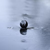 Close up of ball handle 