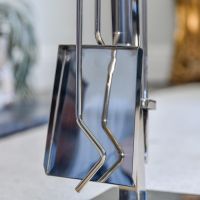 Close up of shovel and poker in Boston Companion Set