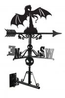 Fire Breathing Dragon Cast Iron Weathervane