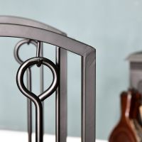 Close-up of the Circular Handles on the Tools