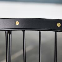 Black Wirework Fireside Log Basket Close Up Black Wirework Fireside Log Basket Close Up