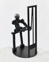 Recycled Metal Fitness Sculpture