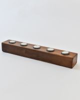 Reclaimed Wood Five Tealight Holder