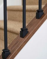 Fixed Rake Brackets Fixed to the Staircase