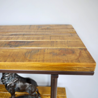 Close-up of the Wooden Shelf Close-up of the Wooden Shelf