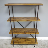 Four Tier Floor Standing Shelves in Situ in the Home Four Tier Floor Standing Shelves in Situ in the Home