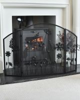 Ornate Floral Triple-Fold Gire Guard Ornate Floral Triple-Fold Gire Guard