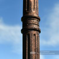 Fluted Cast Iron Lamp Post Column Fluted Cast Iron Lamp Post Column