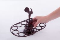 Rustic Finish of the Classic Egg Rack to Scale Rustic Finish of the Classic Egg Rack to Scale