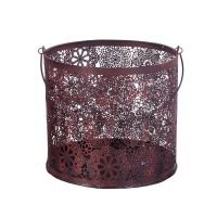 Rustic floral basket with hand (Medium Size)