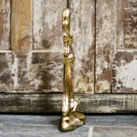 Freestanding door porter, stop side view