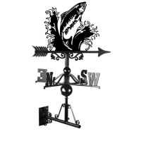 Freshwater Salmon Weathervane in full with fixings Freshwater Salmon Weathervane in full with fixings