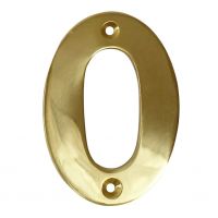 Traditional Polished Brass Number 0