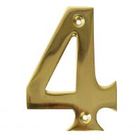 Polished Brass Number 4