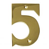 Polished Brass Number 5