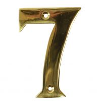 Polished Brass Number 7