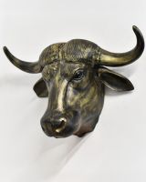 Black & Gold Buffalo Wall Bust