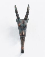 Front view of Verdigris Gazelle Hook Front view of Verdigris Gazelle Hook
