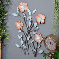 Frosted Leaf Wall Art in Situ in the Living Room