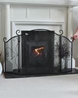 Scale image of triple-fold fire guard Scale image of triple-fold fire guard