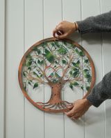 Scale image of love bird wall art