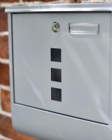 Front Opening Lock on the Door of the Wall Mounted Post Box Front Opening Lock on the Door of the Wall Mounted Post Box