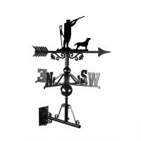 "Game Season" Labrador Weathervane On White Background "Game Season" Labrador Weathervane On White Background