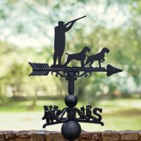 German Wired Pointer Game Season Weathervane in Situ Outdoors German Wired Pointer Game Season Weathervane in Situ Outdoors