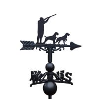 German Wired Pointer Game Season Weathervane in Black German Wired Pointer Game Season Weathervane in Black