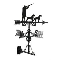 German Wired Pointer Game Season Weathervane Created Out of Cast Iron German Wired Pointer Game Season Weathervane Created Out of Cast Iron