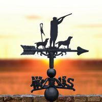 Game Season "Cocker Spaniel and Labrador" Steel Weathervane