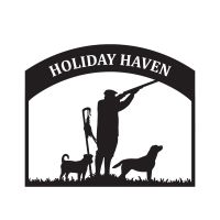 Steel Game Season Arched House Name Sign Steel Game Season Arched House Name Sign