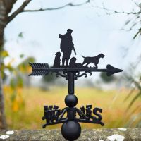 Weathervane with Game Season "Korthals Griffon" Topper in Situ