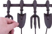 Wall Mounted “Chesill Sands” Garden Tool Hook Rack 
