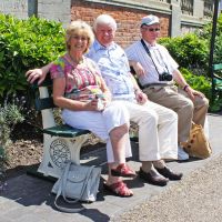 “Parklands” Cast Metal and Wood Bench “Parklands” Cast Metal and Wood Bench