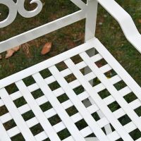 Lattice Garden Bench