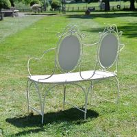 Cream Bench Back Cream Bench Back