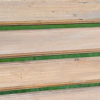 Close up of wooden slats 