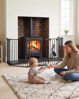 Five Panel Fire Surround Baby Guard Digital Illustration With A Family For Scale Five Panel Fire Surround Baby Guard Digital Illustration With A Family For Scale