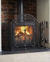 Pinewhistle House Fire Guard Digital Illustration